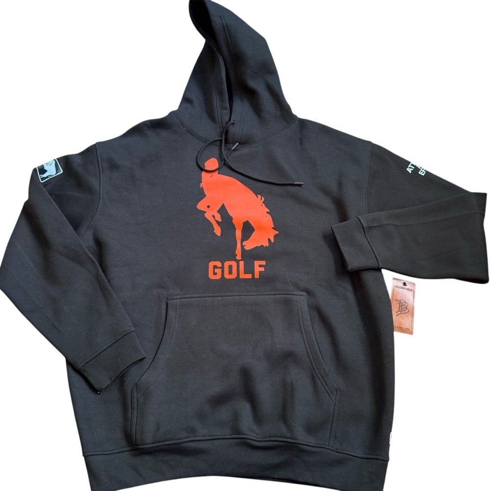 State Of Wyoming Branded Bills Sweatshirt Golf Hooded NEW Sz XL Attitude Effort